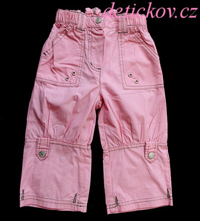 růžové kojenecké plátěné kalhoty dirkje
