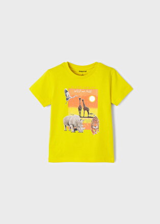 Mayoral mini boy tričko  "Západ slunce" žluté b. 056