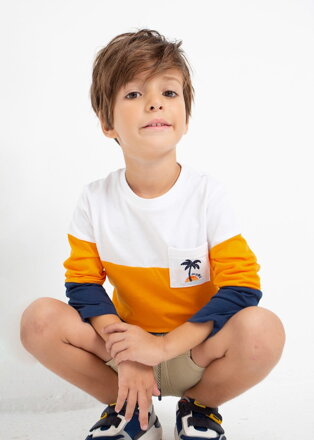 Mayoral mini boy trojbarevné tričko b. 021