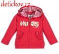 Mayoral baby červená mikinka ,,Hugs ,,