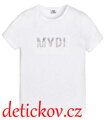Mayoral girl bavlněné  tričko ,, MYRL,, bílé