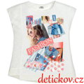 Mayoral girl tričko s potiskem ,, Runway,,  růžový  potisk b. 045
