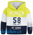 Mayoral mini boy  žlutá  mikina s pruhy ,,Player ,,