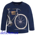 Mayoral mini boy triko ,,Bicycle,,  modré