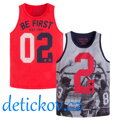 Mayoral mini boy set 2 kusy tílko ,, Basket,, modro-červený