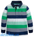 Mayoral mini boy polo ,,Pruhy,, modro-zelené