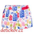 Mayoral mini girl  celopotištěné kraťasy  ,,Domečky,, 
