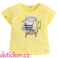 Mayoral mini girl tričko ,,Tea party,, žluté