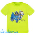 Mayoral baby polo ,,Skútry,, žluto-zelené