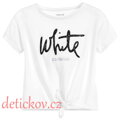 Mayoral girl funkční dívčí tričko ,,White,, bílé