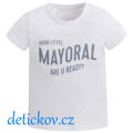 basic tričko Mayoral s krátkým rukávem bílé 2018 b. 065