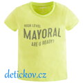 basic tričko Mayoral s krátkým rukávem zelené neon 2018  b. 066