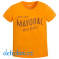 basic tričko Mayoral s krátkým rukávem žluté medové  b. 070