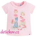 Mayoral mini girl tričko ,,Holky,, růžové  b. 70