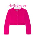 Mayoral mini girl lehoučký cardigan ( bolerko)  fuchsiový b. 010