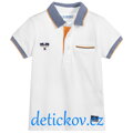 Mayoral mini boy bílé piké polo ,,Wonderful,,
