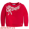 Mayoral mini girl mikinka ,, Mašlička,, červená