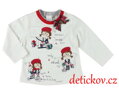Mayoral baby girl tričko  ,, Holčička s baretem ,, 