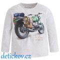 Mayoral mini boy triko ,,MOTORKA ,, melír  b. 77