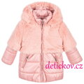 Mayoral mini girl růžová bundička-  kabátek s  kožíškem