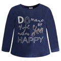 Mayoral mini girl modré triko  ,,Happy,,