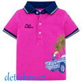 Mayoral baby boy polo ,,Papoušek,, růžovofialové