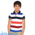 Mayoral boy juniorské polo s pruhy navy