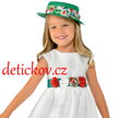 Mayoral mini girl  zelený klobouček s barevnou mašlí