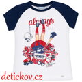 Mayoral mini girl bavlněné tričko ,,Always ,, modré
