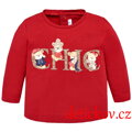 Mayoral baby girl  triko ,,Chic,, červené b. 024