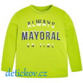 Mayoral mini boy tričko BASIC b. zelená 046