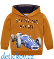 Mayoral mini boy mikina s kapucí ,,Formule,, jantarová