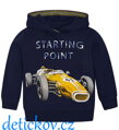Mayoral mini boy  mikina s kapucí ,,Formule,, modrá