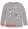 Mayoral mini girl triko ,,Sovy,, šedé