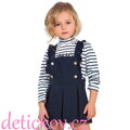 Mayoral mini girl modrý overal s laclem
