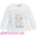 Mayoral baby girl tričko ,,Eskymáček,, bílé