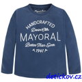 Mayoral mini boy tričko BASIC modré b. 030 indigo