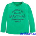 Mayoral mini boy tričko BASIC b. 031 koriandr