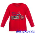 Mayoral mini boy triko ,,MOTORKA,, červené