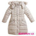 Mayoral mini girl zimní kabát pískový