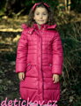 Mayoral mini girl zimní kabát jahodový