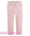 Mayoral mini girl manžestrové kalhoty světle růžové