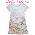 Mayoral mini girl zimní šatičky modré ,, Víly,,