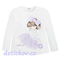 Mayoral mini girl triko "Baletka" fialová lila sukýnka