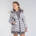 Mayoral girl stříbrný kabát b. 090