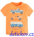 Mayoral baby tričko ,,Favourite car,, oranžové NEON