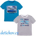 Mayoral mini boy set 2 ks tričko ,,Everyday,, tyrkysový