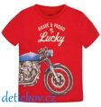 Mayoral mini boy tričko ,,Lucky,, červené