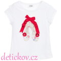 Mayoral mini girl tričko s tylovými rukávy ,, Střevíčky ,, červené