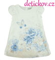 Mayoral mini girl pohodlné šifonové šatičky ,, Motýl,, modré 